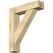 Ekena Millwork Traditional Block Rough Sawn Bracket w/ Offset Brace, Douglas Fir, 8"W x 34"D x 40"H BKT0806X34X40TRA05RDF - alternate 1